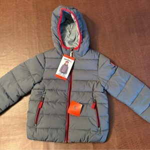 Gerry Puffer Jacket with Red Accents